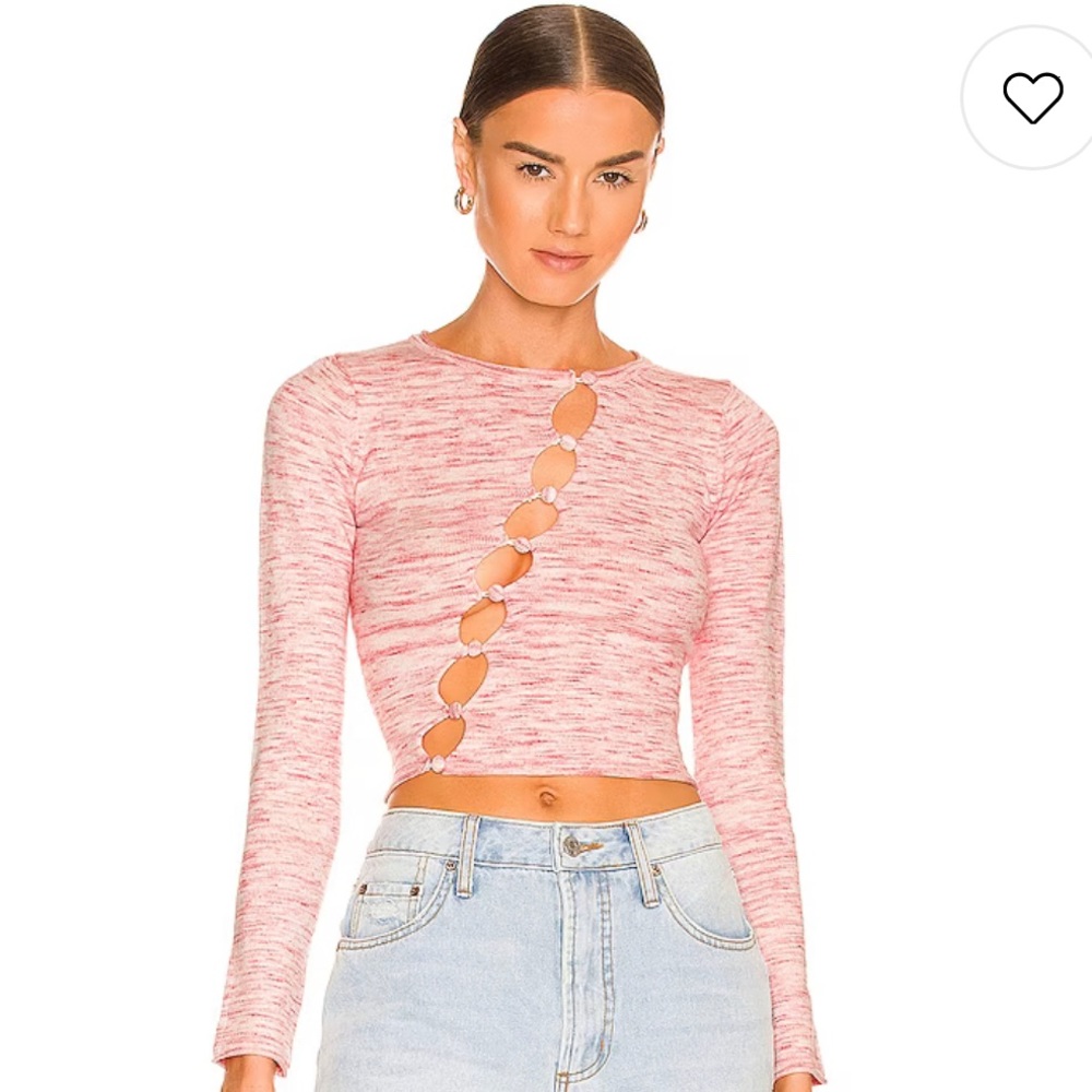 Super down cut out sweater
